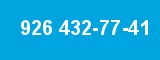 926 432-77-41
